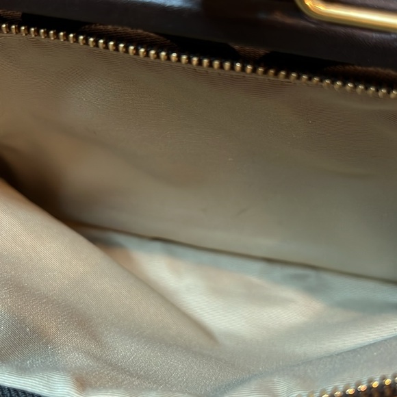 COACH PARKER OP ART KISS LOCK RARE EUC BAG - Picture 7 of 16